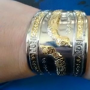 Vintage Asian Like Snake Cuff